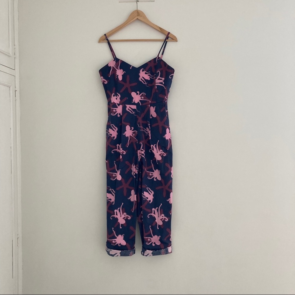 Leonard St. Jumpsuit - Octopus Starfish Print - Picture 3 of 6